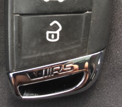 Chromkappe Schlüssel vom VW Golf7 für Octavia